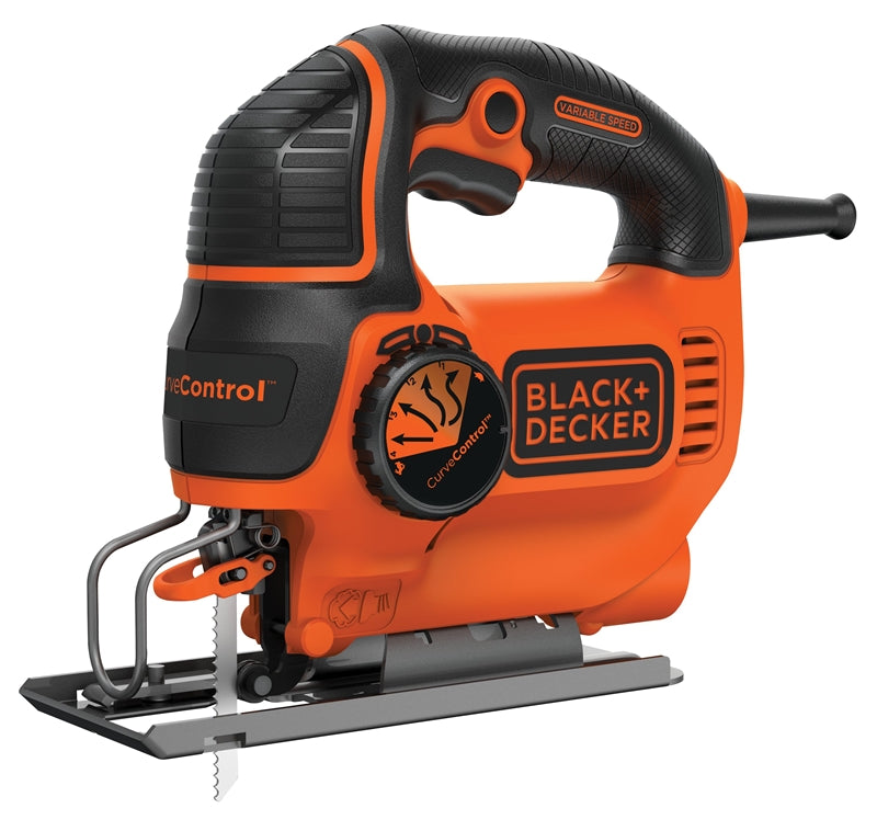 BLACK+DECKER Black+Decker BDEJS600C Jig Saw, 5 A, 3/4 in L Stroke, 3000 spm, Includes: (1) Jig Saw Blade TOOLS BLACK+DECKER