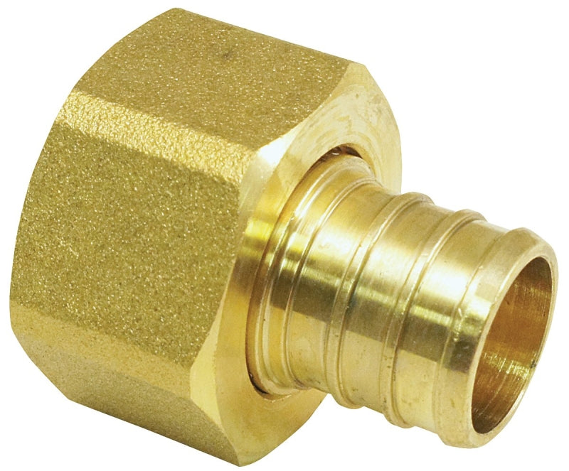 APOLLO Apollo APXFF3434S Hose Pipe Adapter, 3/4 in, Barb x FPT, PEX-B, Brass, 200 psi Pressure PLUMBING, HEATING & VENTILATION APOLLO