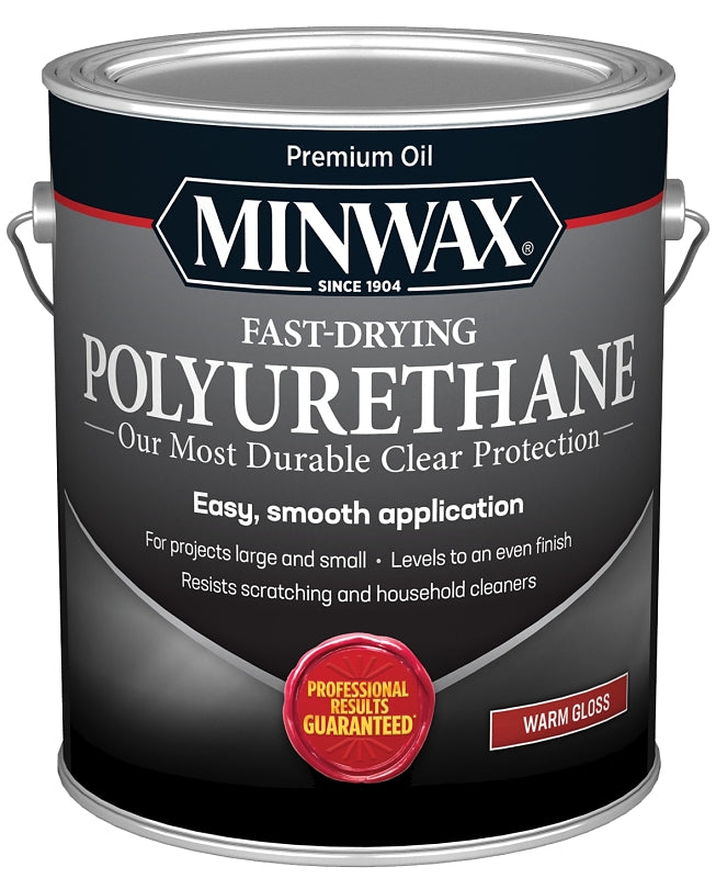 MINWAX Minwax 319010000 Polyurethane, Oil Base, Clear, Semi-Gloss, Liquid, 1 gal Can, 0.97 Specific Gravity PAINT MINWAX