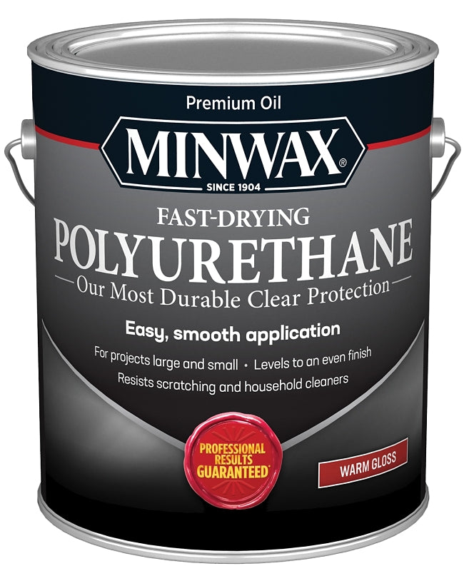 MINWAX Minwax 319020000 Polyurethane, Oil Base, Clear, Liquid, 1 gal Can, 0.97 Specific Gravity PAINT MINWAX