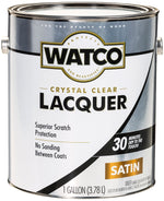 WATCO WATCO 63231 Lacquer, Liquid, Clear, 1 gal, Can PAINT WATCO   