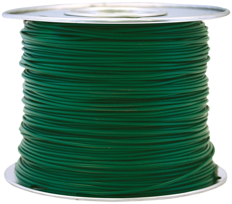 COLEMAN CABLE CCI 55835023 Primary Wire, 18 AWG Wire, 1-Conductor, 60 VDC, Copper Conductor, Green Sheath, 100 ft L AUTOMOTIVE COLEMAN CABLE