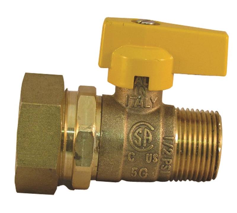 PRO-FLEX Pro-Flex PFGV-PF34MB Gas Valve, 3/4 in Connection, MIP x CSST LAWN & GARDEN PRO-FLEX