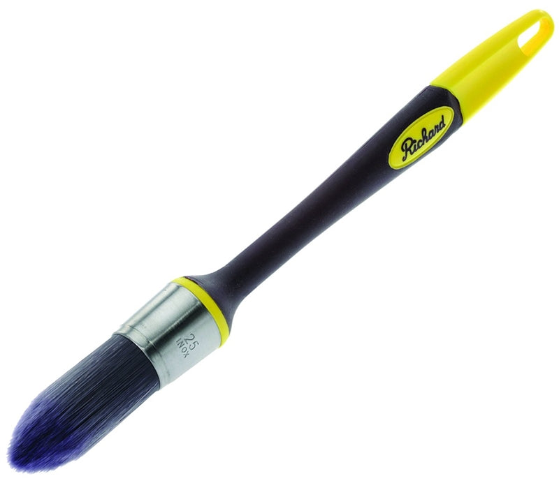 HYDE Hyde 13425 Trim Brush, Polyester Bristle, Soft-Grip Handle, 1 in W PAINT HYDE