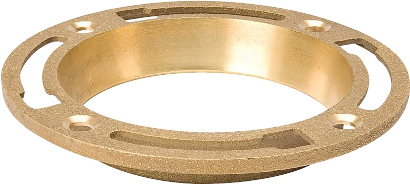 B & K INDUSTRIES B & K 152-001 Closet Floor Flange, Brass, For: Both 3 in and 4 in SCH 40 PLUMBING, HEATING & VENTILATION B & K INDUSTRIES