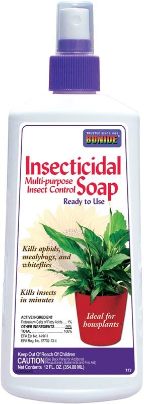 BONIDE Bonide 112 Insecticidal Soap, Liquid, Spray Application, 8 to 12 oz Bottle LAWN & GARDEN BONIDE
