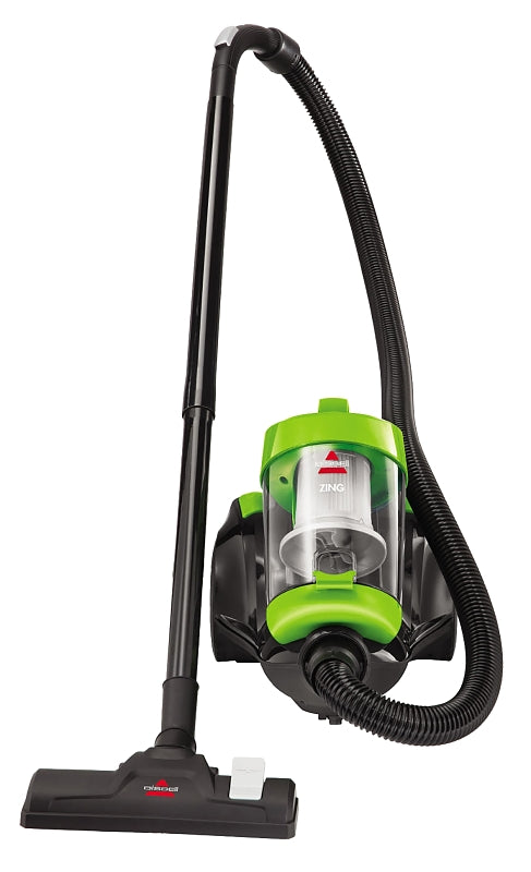 BISSELL Bissell Zing 2156A Bagless Canister Vacuum, 2 L Vacuum, 3-Stage Filter, 16 ft L Cord, Black/Citrus Lime APPLIANCES & ELECTRONICS BISSELL