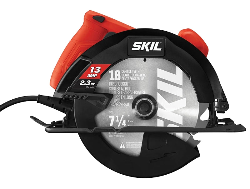 SKIL SKIL 5080-01 Circular Saw, 13 A, 7-1/4 in Dia Blade, 5/8 in Arbor, 51 deg Bevel TOOLS SKIL   
