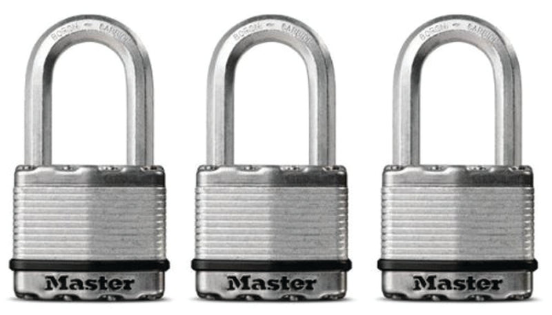 MASTER LOCK Master Lock Magnum Series M5XTRILHCCSEN Padlock, Keyed Different Key, 3/8 in Dia Shackle, 2 in H Shackle, Zinc HARDWARE & FARM SUPPLIES MASTER LOCK