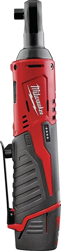 MILWAUKEE Milwaukee 2457-21 Ratchet Kit, Battery Included, 12 V, 1.5 Ah, 3/8 in Drive, 0 to 250 rpm Speed PAINT MILWAUKEE