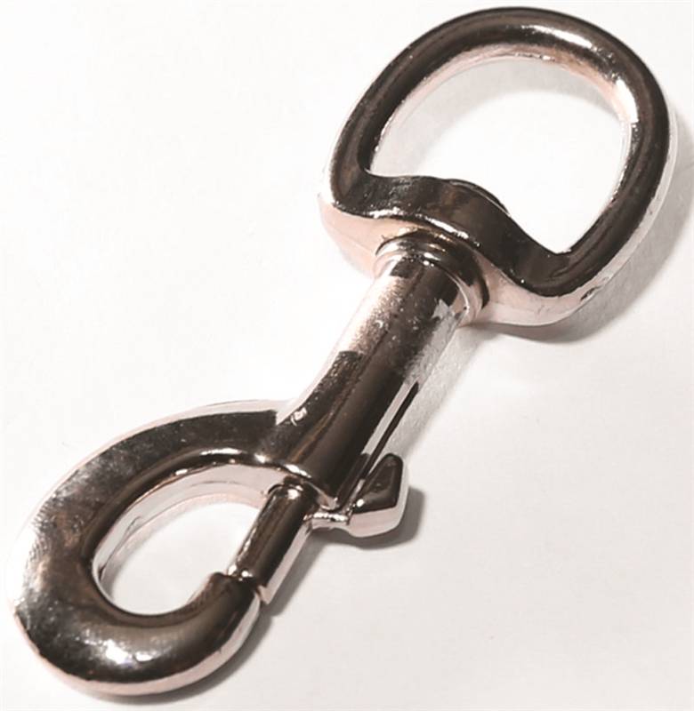 BARON Baron 225M-1/2 Bolt Snap, 110 lb Working Load, Malleable Iron, Zinc