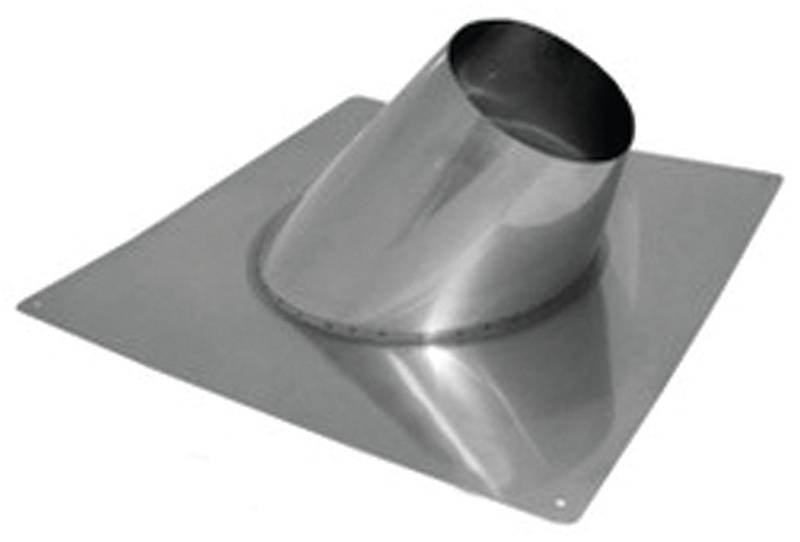 AMERICAN METAL AmeriVent 8RF Roof Vent Flashing, 21 in OAL, 21 in OAW, Galvanized Steel PLUMBING, HEATING & VENTILATION AMERICAN METAL