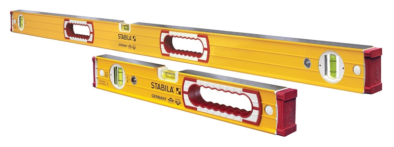 STABILA Stabila 37816 Beam Level Set, 5-Vial, Aluminum, Yellow TOOLS STABILA