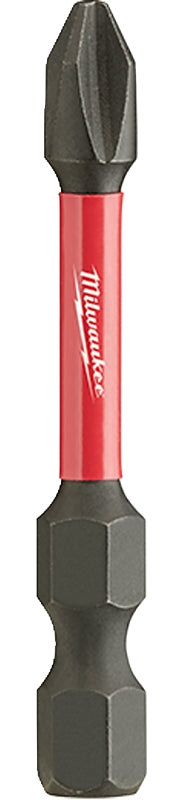 MILWAUKEE Milwaukee SHOCKWAVE 48-32-4762 Power Bit, #2 Drive, Phillips Drive, 1/4 in Shank, Hex Shank, 2 in L, Steel TOOLS MILWAUKEE