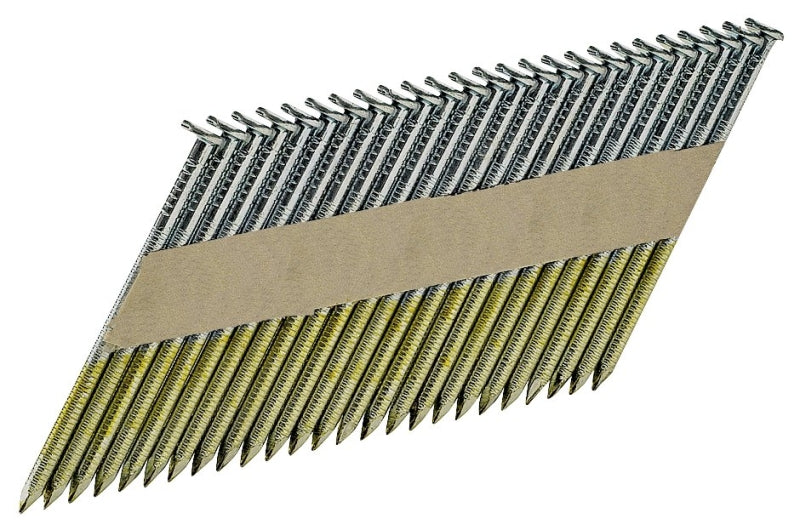 PRO-FIT ProFIT 0602152 Series Framing Nail, Paper Tape Collation, 2-3/8 in L, 11-1/2 Gauge, Steel, Bright, Clipped Head, 2000/PK