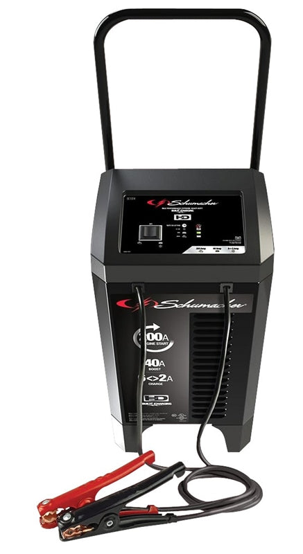 SCHUMACHER Schumacher SC1324 Battery Charger/Engine Starter, 10 A Continuous, 48 A Intermittent Input, 12 V Output, AGM Battery AUTOMOTIVE SCHUMACHER