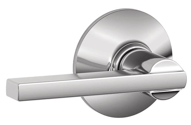 SCHLAGE LOCK Schlage Latitude Series F10AVLAT625 Passage Lever, Mechanical Lock, Bright Chrome, Metal, Residential, 2 Grade HARDWARE & FARM SUPPLIES SCHLAGE LOCK