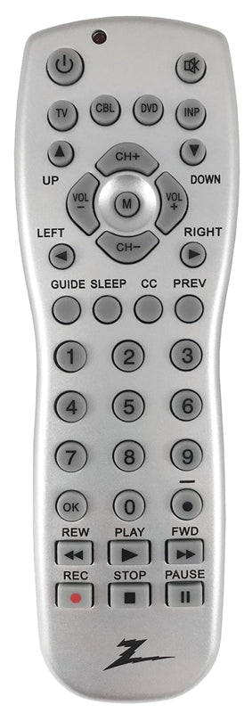 ZENITH Zenith ZP305MH Universal Remote, Silver AUTOMOTIVE ZENITH