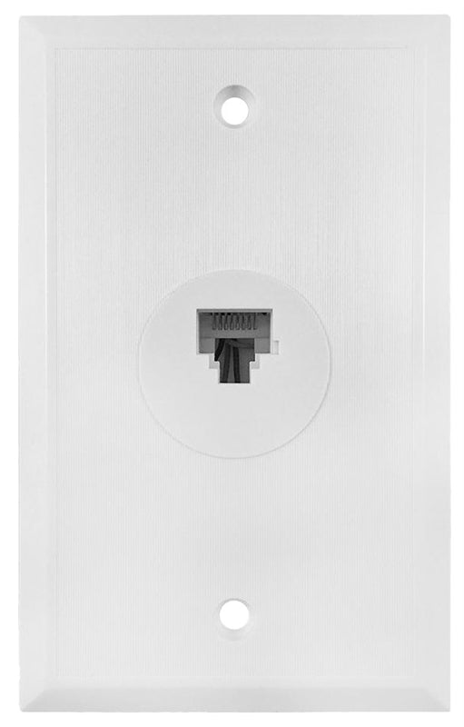 ZENITH Amerelle VW6EW Wallplate, White, Flush ELECTRICAL ZENITH