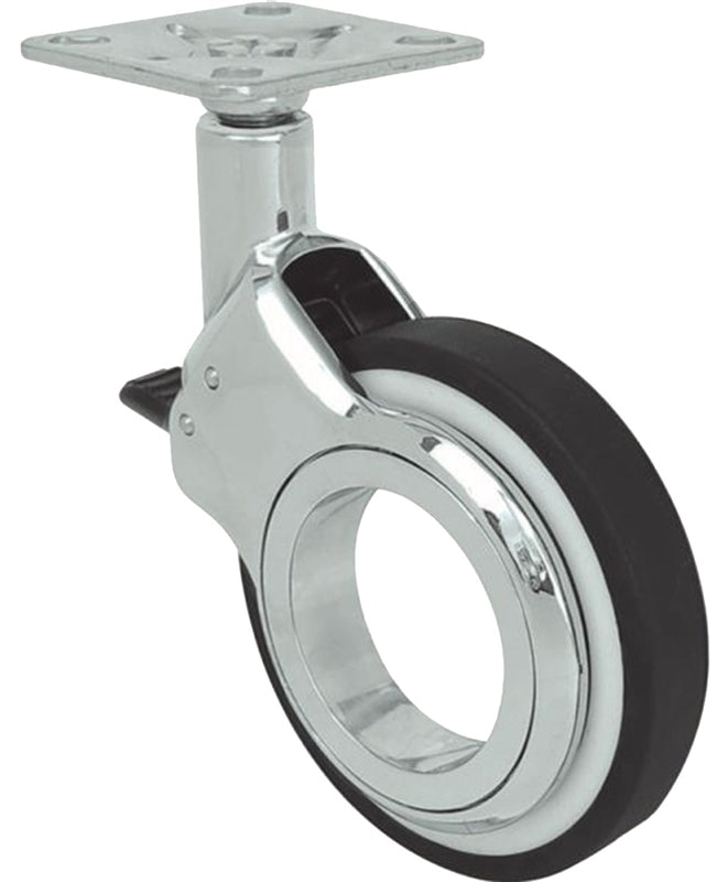 SHEPHERD Shepherd Hardware 6282 Swivel Caster, 2.4 in Dia Wheel, Polyurethane Wheel, 88 lb HARDWARE & FARM SUPPLIES SHEPHERD