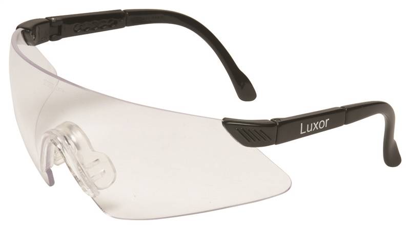BOSS MFG MSA LUXOR Series 697516 Safety Glasses, Anti-Scratch Lens, Polycarbonate Lens, Frameless Frame, Polycarbonate Frame