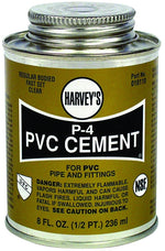 HARVEY Harvey 18110-24 Regular-Bodied Fast Set Cement, 8 oz Can, Liquid, Clear PLUMBING, HEATING & VENTILATION HARVEY