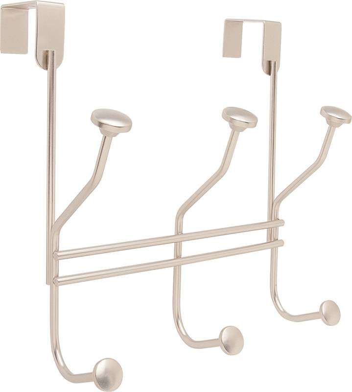 AMEROCK Amerock H55548S Series Hook, 9-3/4 in L x 9-5/16 in W x 5-1/3 in H Dimensions, Silver, 3-Hook, Steel HARDWARE & FARM SUPPLIES AMEROCK