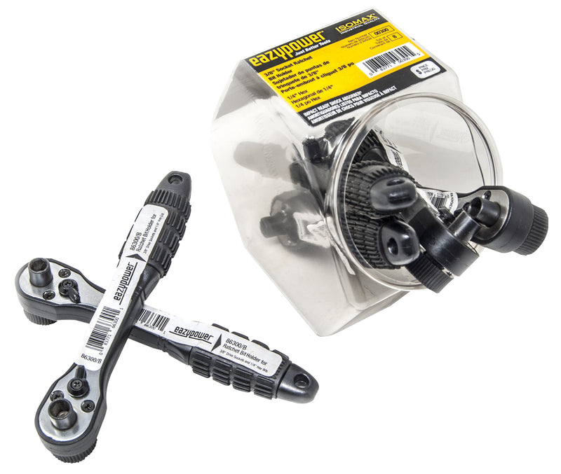 EAZYPOWER Eazypower 00300 Ratchet, 3/8 in Drive, 1/4 in Shank, Hex Shank, 6 in L TOOLS EAZYPOWER