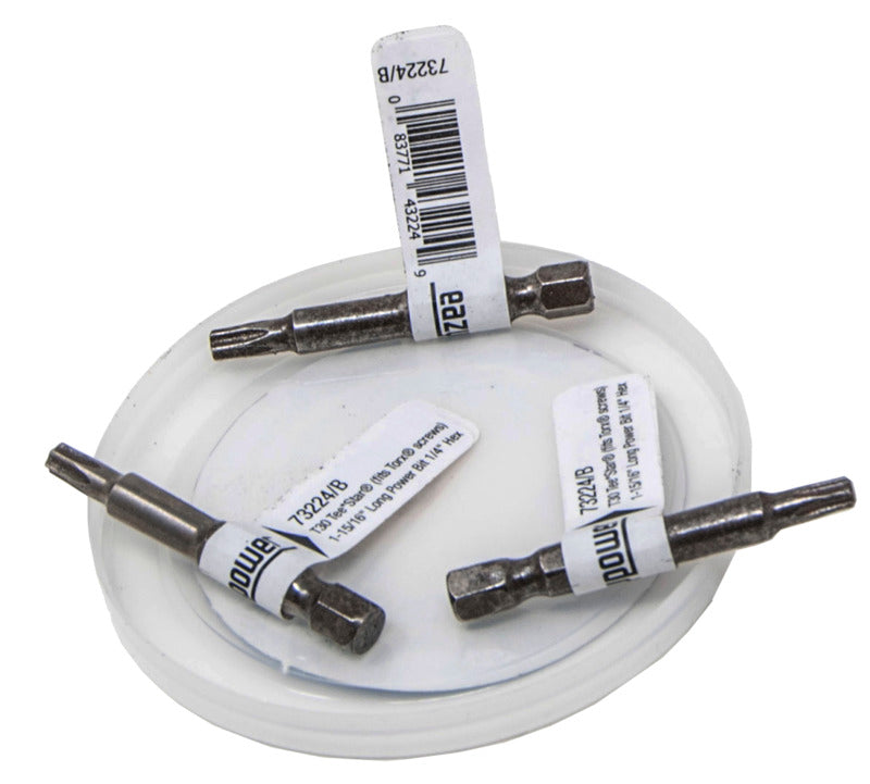 EAZYPOWER Eazypower 002245 Power Bit, T30 Drive, Hex Drive, 2 in L TOOLS EAZYPOWER