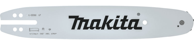 MAKITA Makita E-00050 Bar Guide, 10 in L Bar, 0.05 in Gauge, 3/8 in TPI/Pitch, 39-Drive Link OUTDOOR LIVING & POWER EQUIPMENT MAKITA