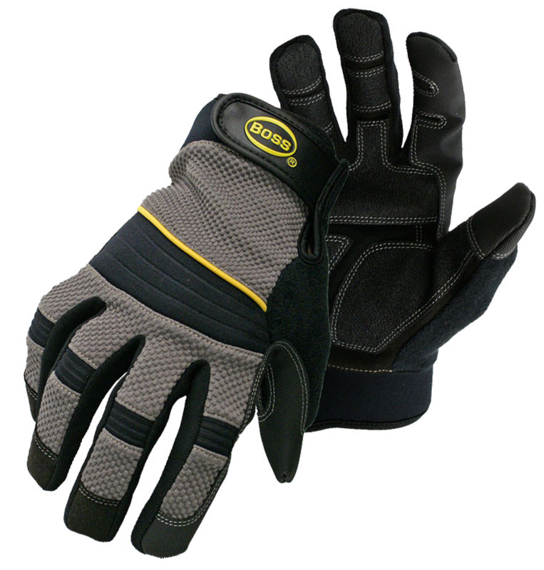 BOSS MFG Boss 5200L Utility Gloves, L, PVC CLOTHING, FOOTWEAR & SAFETY GEAR BOSS MFG