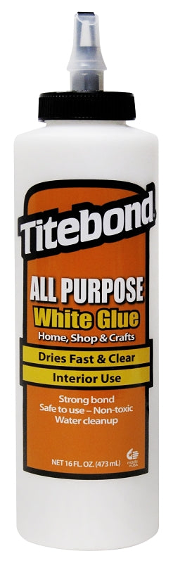 TITEBOND Titebond 5034 All Purpose Glue, White, 16 oz Bottle AUTOMOTIVE TITEBOND   