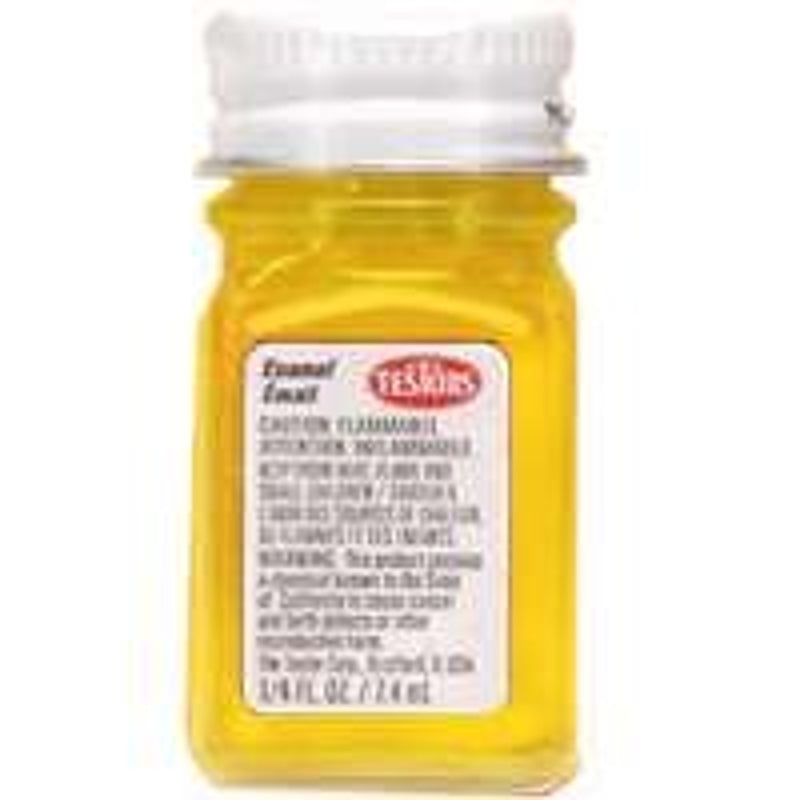 TESTORS Testors 1114TT Craft Paint, Gloss, Yellow, 0.25 oz, Bottle PAINT TESTORS   