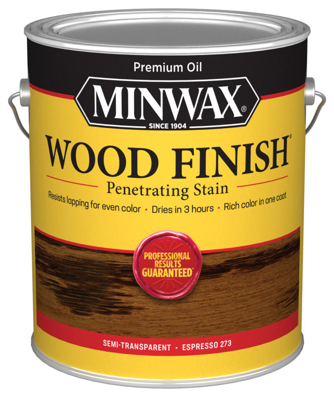 MINWAX Minwax 710990000 Interior Wood Stain, Espresso, Liquid, 1 gal PAINT MINWAX