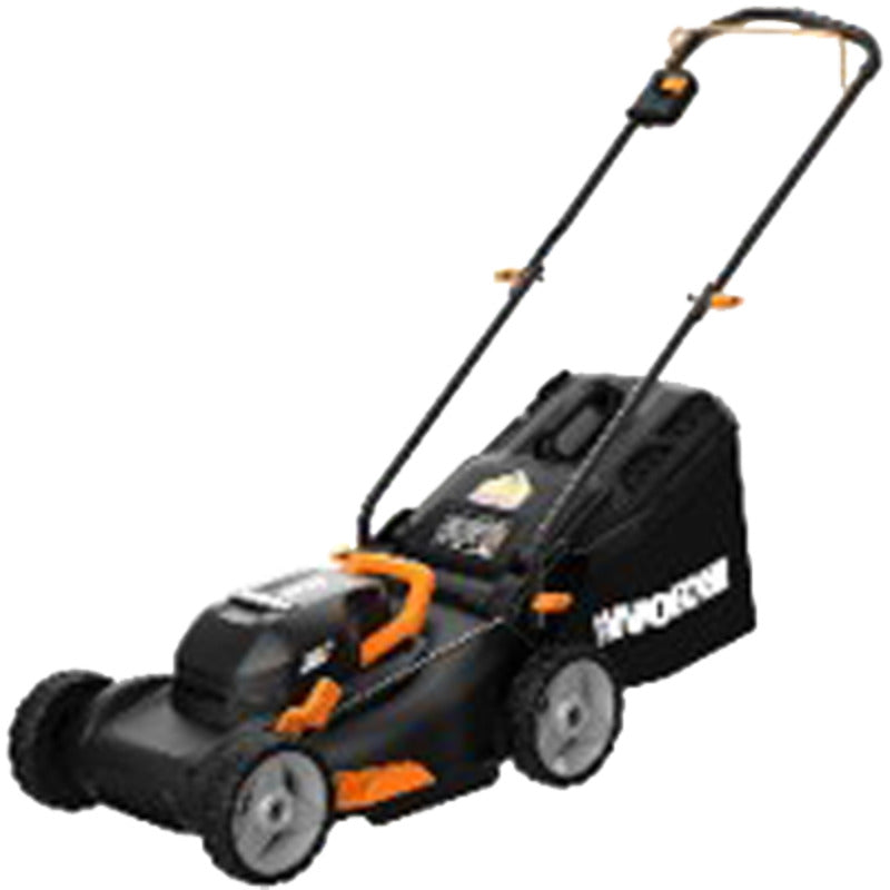 WORX Worx WG743 Lawn Mower, Battery Included, 4 Ah, 20 V, Lithium-Ion, 16 in W Cutting, 20 min Battery Run OUTDOOR LIVING & POWER EQUIPMENT WORX