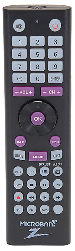 ZENITH Zenith ZR300MB Universal Remote with Microban Technology, Alkaline Battery AUTOMOTIVE ZENITH