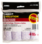 HYDE Hyde 47311 Jumbo Mini Roller Cover, 3/8 in Thick Nap, 4 in L, 4/PK PAINT HYDE