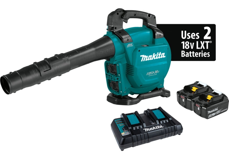 MAKITA Makita XBU04PT Brushless Blower Kit, Battery Included, 5 Ah, 18 V, Lithium-Ion, 473 cfm Air OUTDOOR LIVING & POWER EQUIPMENT MAKITA