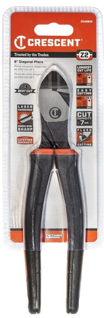 CRESCENT Crescent Z2 K9 Series Z5428CG Plier, 8.6 in OAL, 7 AWG Cutting Capacity, 3/4 in Jaw Opening, Black/Rawhide Handle TOOLS CRESCENT   