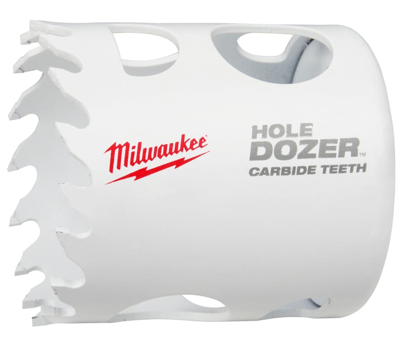 MILWAUKEE Milwaukee Hole Dozer 49-56-0717 Hole Saw, 1-3/4 in Dia, 1-3/4 in D Cutting, 5/8 in Arbor, 3 TPI, Carbide Cutting Edge TOOLS MILWAUKEE