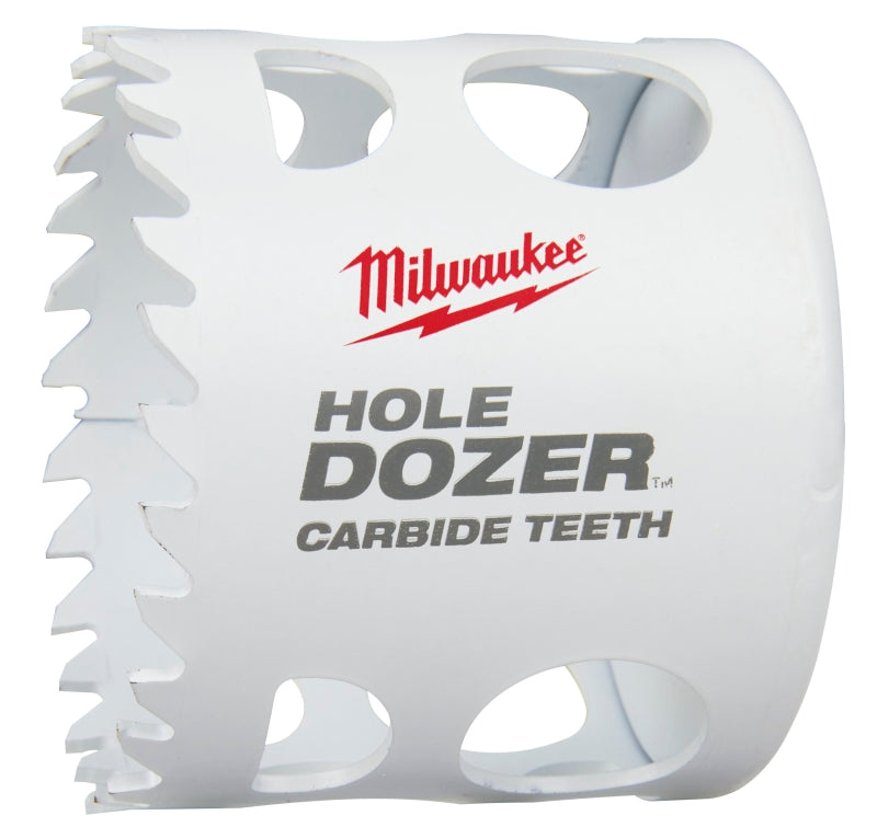 MILWAUKEE Milwaukee Hole Dozer 49-56-0722 Hole Saw, 2-1/8 in Dia, 1.62 in D Cutting, 3/8 in Arbor, 4 TPI TOOLS MILWAUKEE