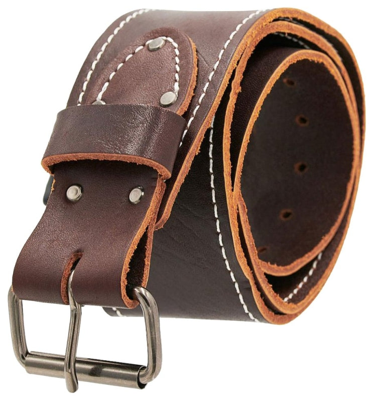 BUCKET BOSS Bucket Boss 55325 Tool Belt, 30 to 42 in Waist, 3 in L, Leather, Brown TOOLS BUCKET BOSS   