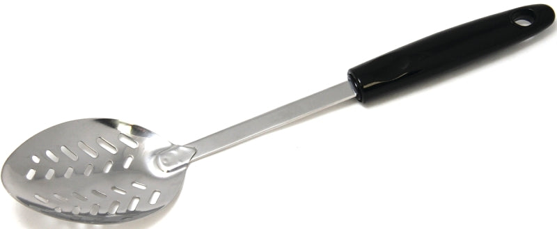 CHEF CRAFT Chef Craft 12931 Spoon, 12 in OAL, Stainless Steel, Black, Chrome HOUSEWARES CHEF CRAFT   