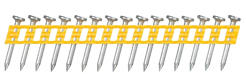 DEWALT DEWALT DCN890100 Fastener, 1 in L, Steel, Zinc, Full Round Head, Smooth Shank