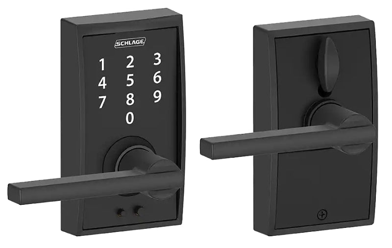 SCHLAGE LOCK Schlage FE Series FE695 CEN 622 LAT Touchscreen Lever, 2-1/4 in Projection, Century Design, Yes ELECTRICAL SCHLAGE LOCK
