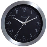 WESTCLOX Westclox 36001A Clock, Round, Silver Frame, Metal Clock Face, Analog HOUSEWARES WESTCLOX