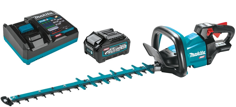 MAKITA Makita XGT Series GHU02M1 Hedge Trimmer Kit, Battery Included, 4 Ah, 40 V, Lithium-Ion, 3/8 in Cutting Capacity OUTDOOR LIVING & POWER EQUIPMENT MAKITA   