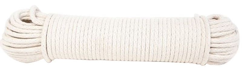 BARON Baron 70201 Cord, 7/32 in Dia, 50 ft L, #7, 11 lb Working Load, Cotton/Poly, Cream HARDWARE & FARM SUPPLIES BARON