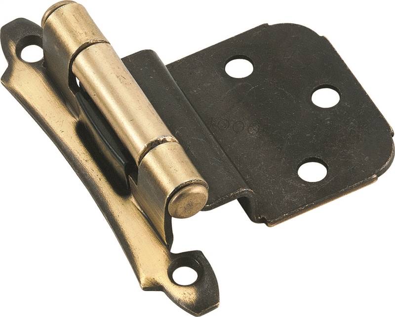 AMEROCK Amerock BPR7928AE Hinge, 3/8 in Inset, Antique Brass HARDWARE & FARM SUPPLIES AMEROCK