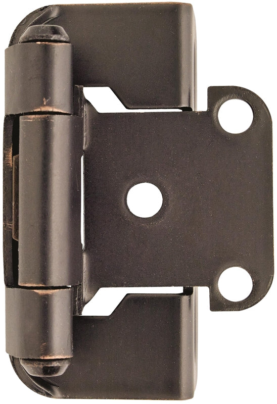 AMEROCK Amerock BPR7550ORB Hinge, 1/2 in Overlay, Self Close, Oil-Rubbed Bronze HARDWARE & FARM SUPPLIES AMEROCK